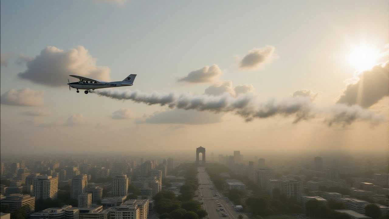 दिल्ली में बादल बीजने का दूसरा प्रयास: AQI 300 के ऊपर, बारिश का कोई असर नहीं